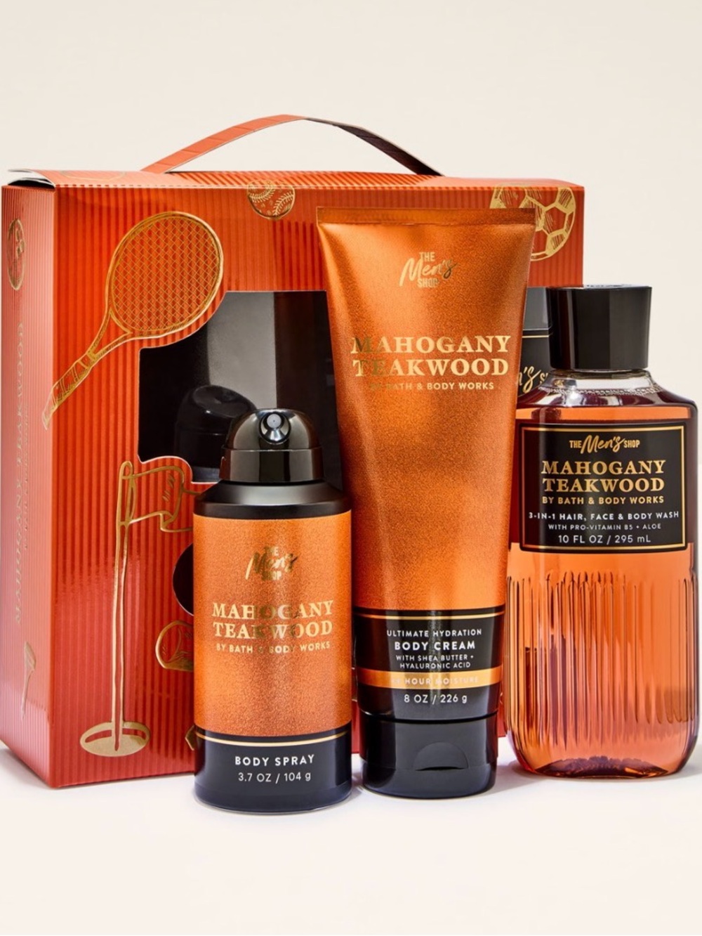 Bath and Body Works Men’s Mahagony Teakwood Gift Set